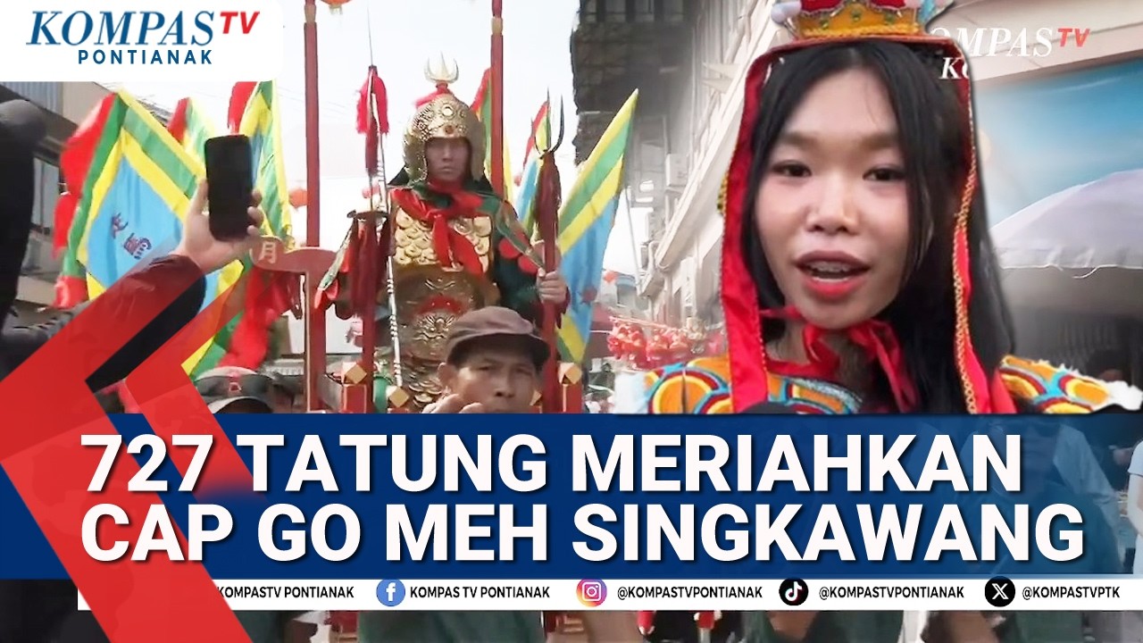 727 Tatung Meriahkan Puncak Perayaan Cap Go Meh 2026 di Kota Singkawang