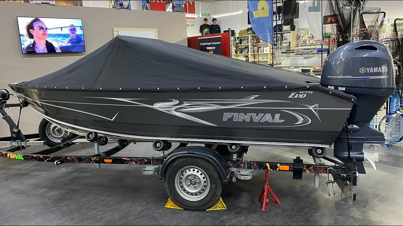 Yamaha F100 Łódka Finval 475 DC. To będzie prędkość . #łódźwędkarska #łódzmotorowa #wędkarstwo