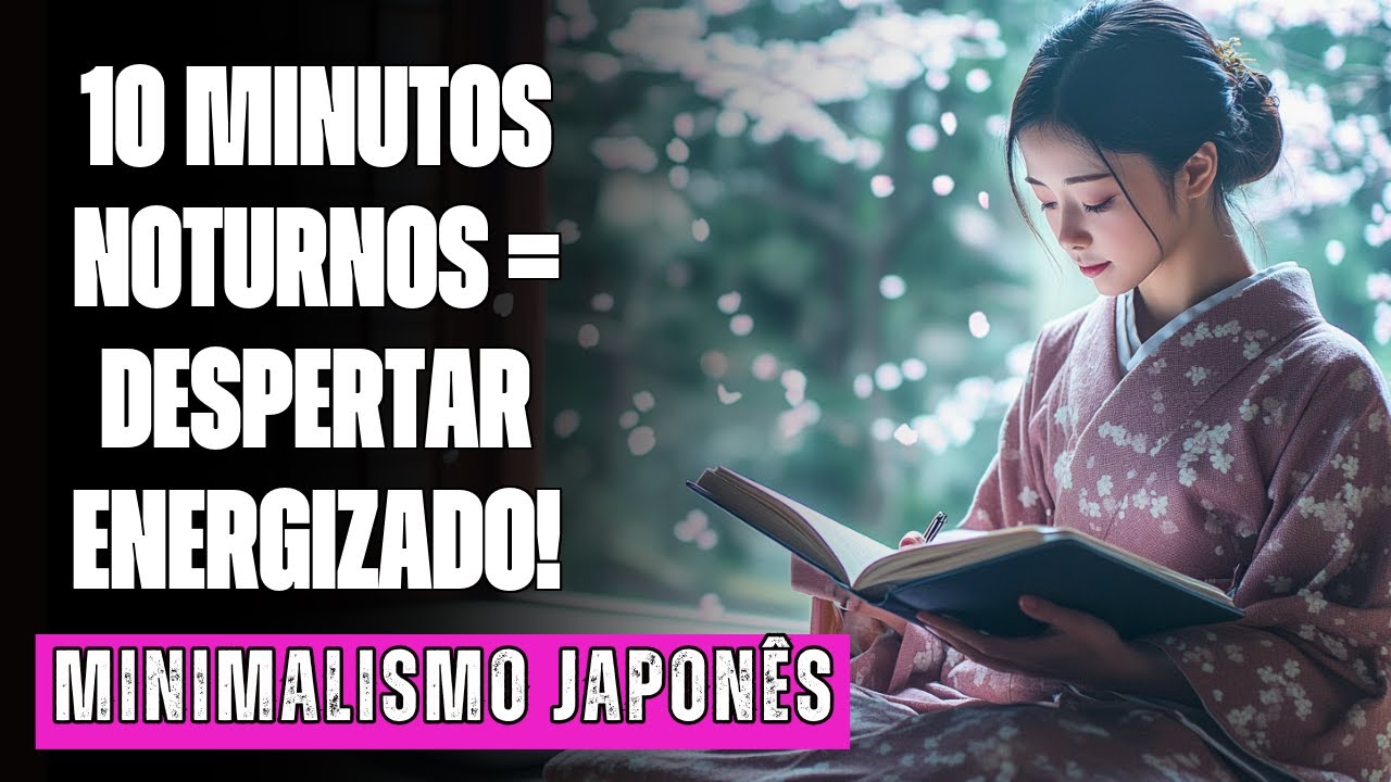 O QUE FAZER 10 MINUTOS ANTES DE DORMIR PARA ACORDAR RENOVADO  MINIMALISMO JAPONÊS