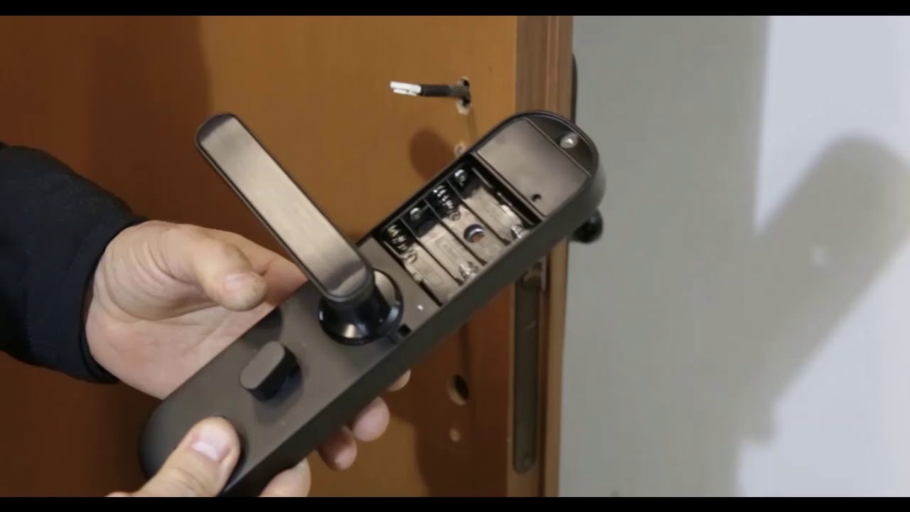 Smart Home Products Wifi Door Lock Installation