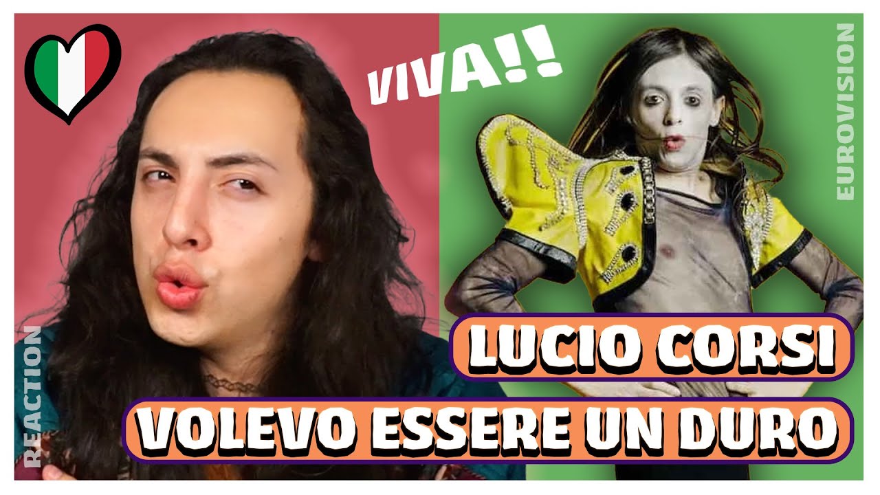 🇮🇹 Lucio Corsi - Volevo Essere un Duro // ARTIST REACTION // Italy 🇮🇹
