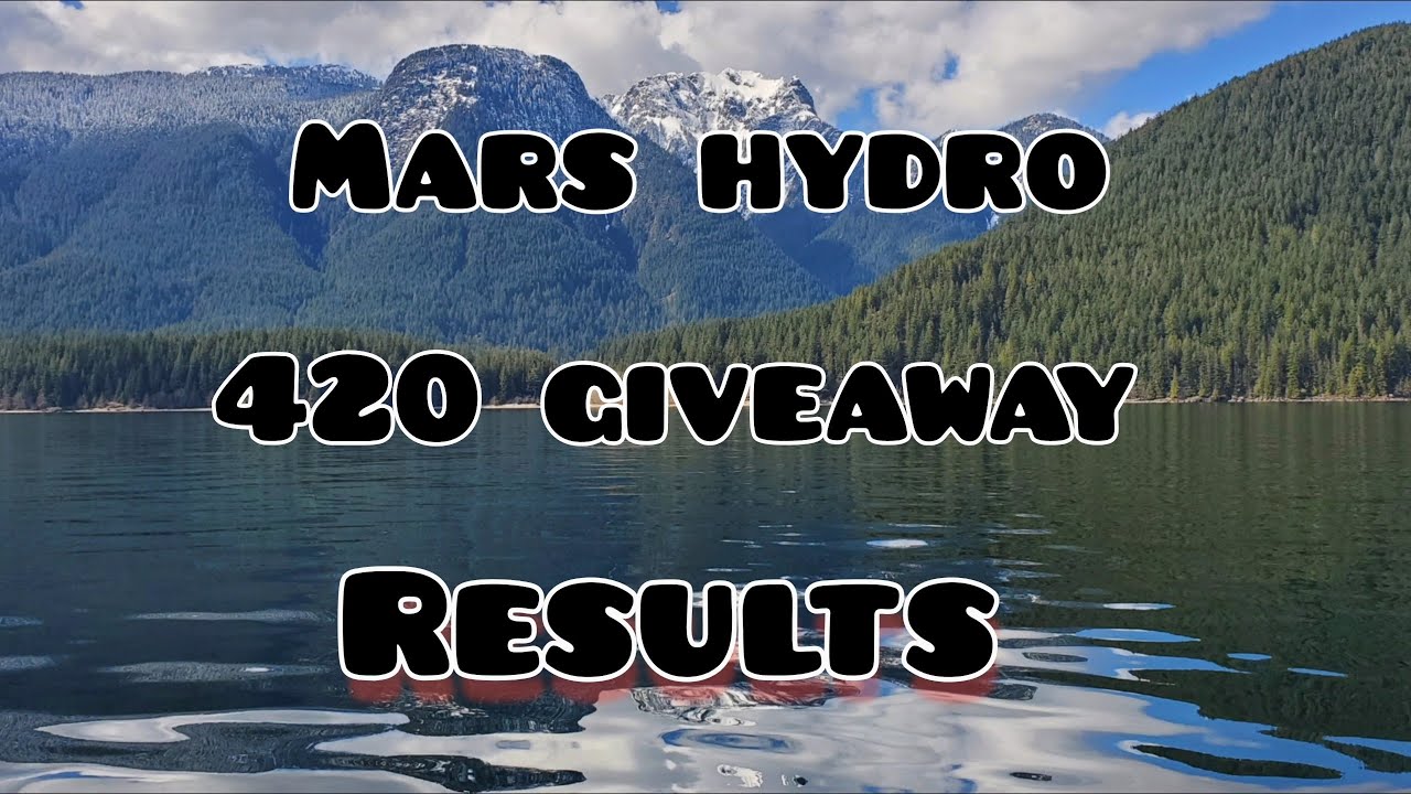 2x2 Mars Hydro TS1000 and Grow tent Giveaway RESULTS
