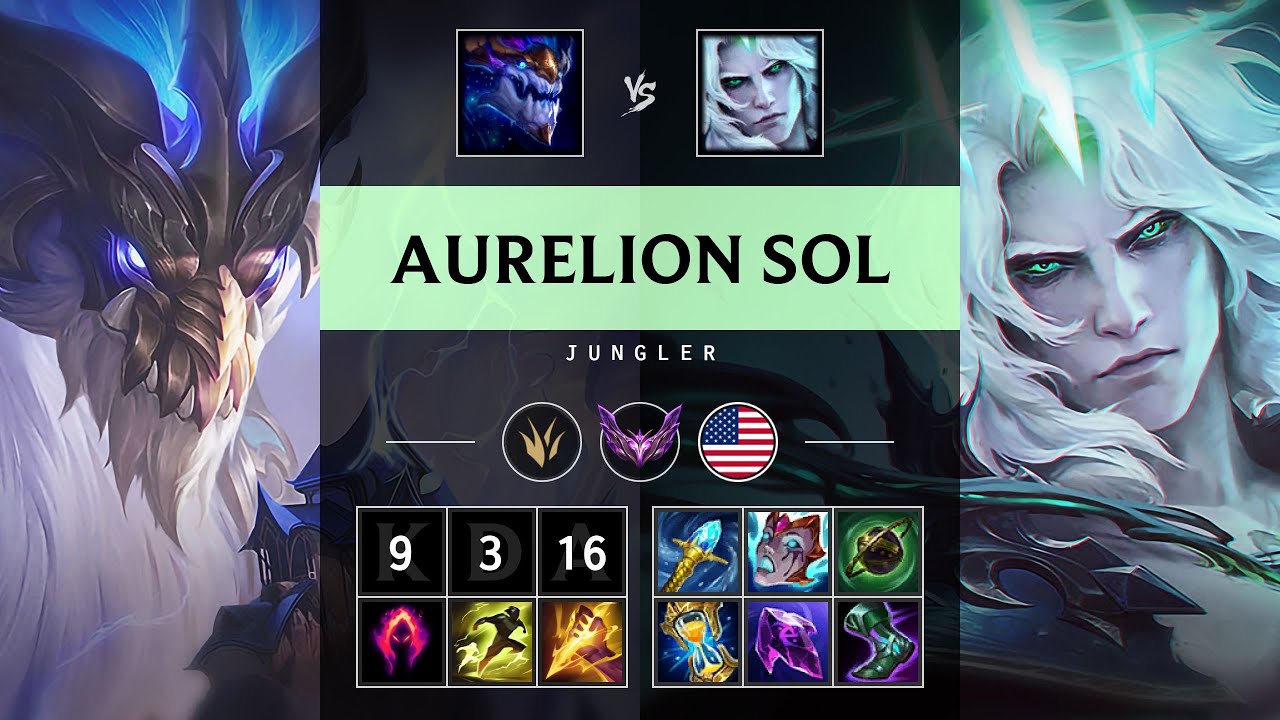 Aurelion Sol Jungle vs Viego - NA Master Patch 25.20