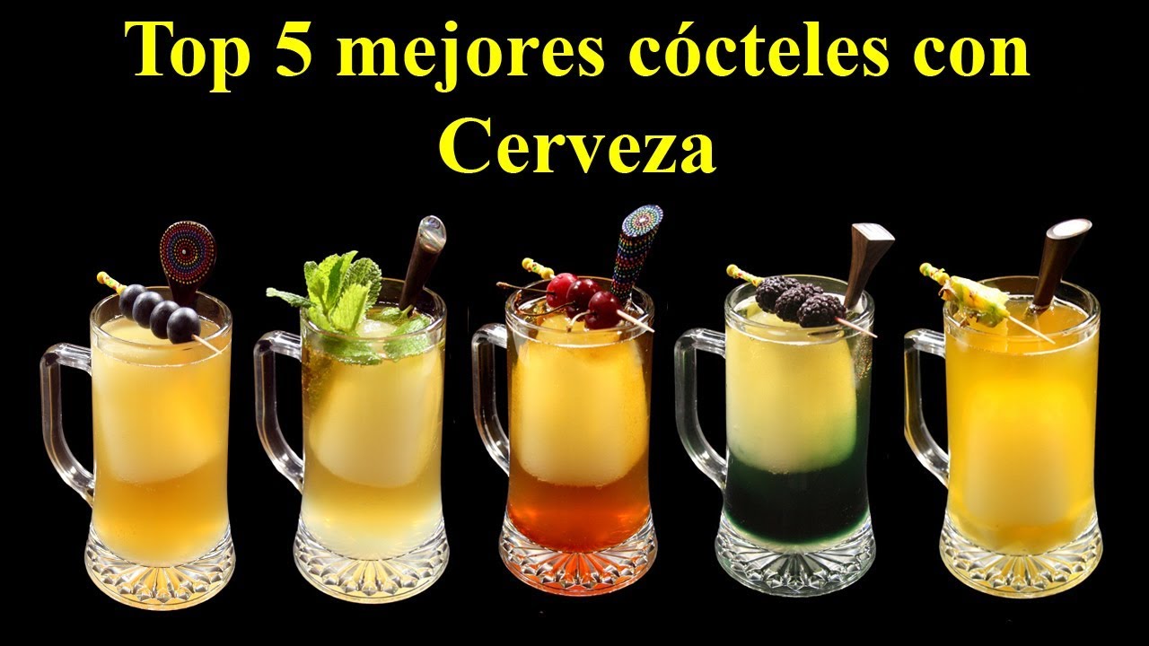 TOP 5 MEJORES COCTELES CON CERVEZA