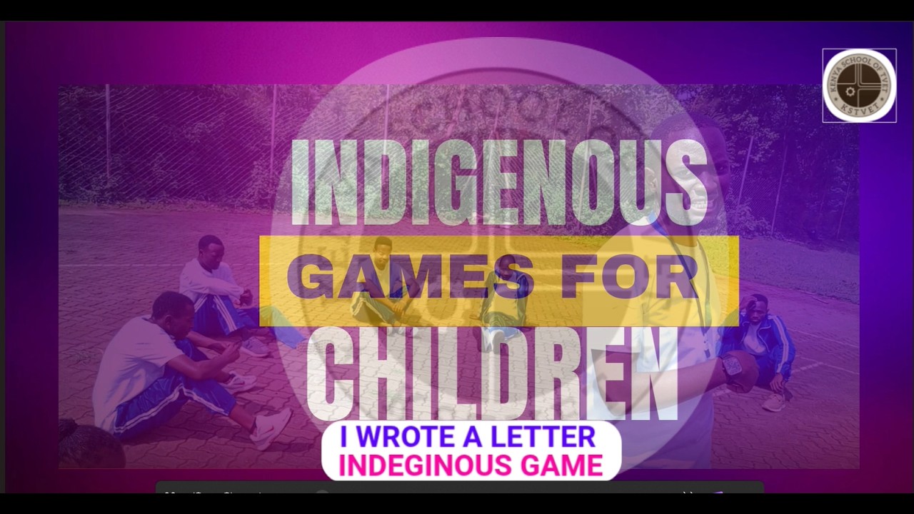I WROTE A LETTER INDIGENOUS GAME