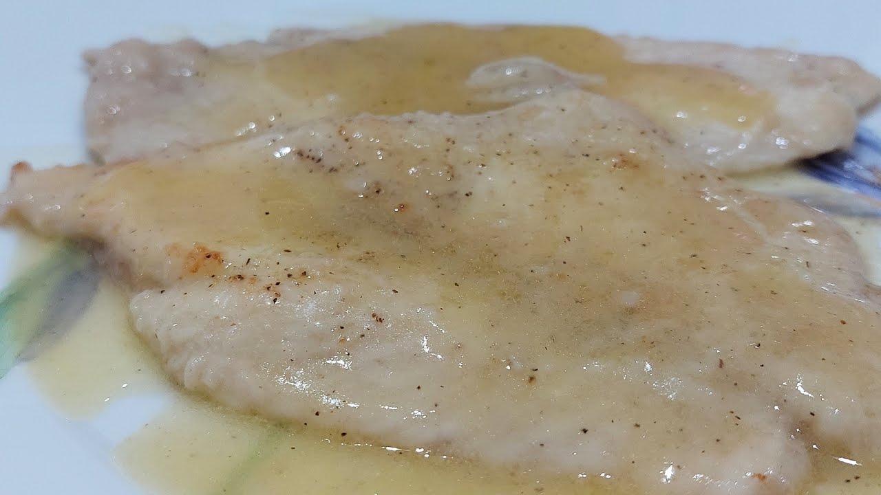 PETTO DI POLLO CON CREMA AL VINO BIANCO