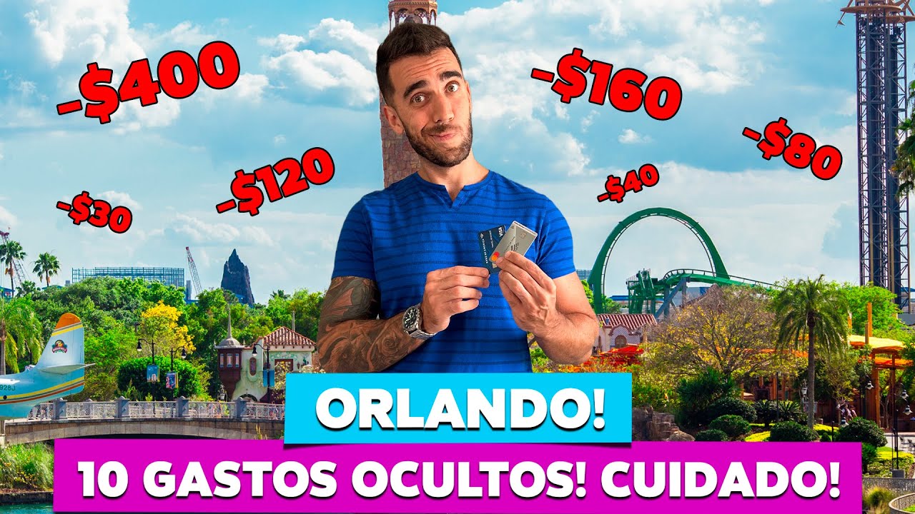 10 gastos para evitar em ORLANDO! Custos escondidos em sua viagem!