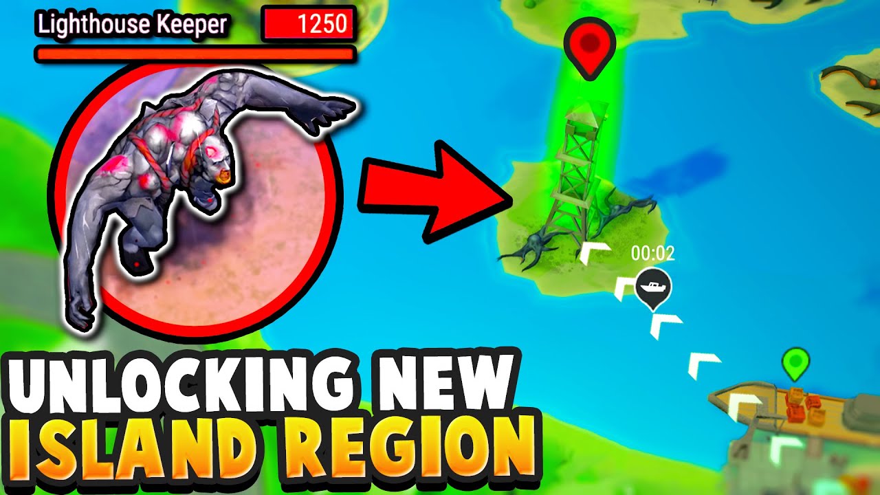 Unlocking the NEW Northern Island Region (Lighthouse Keeper Boss!) in Last Day on Earth Survival