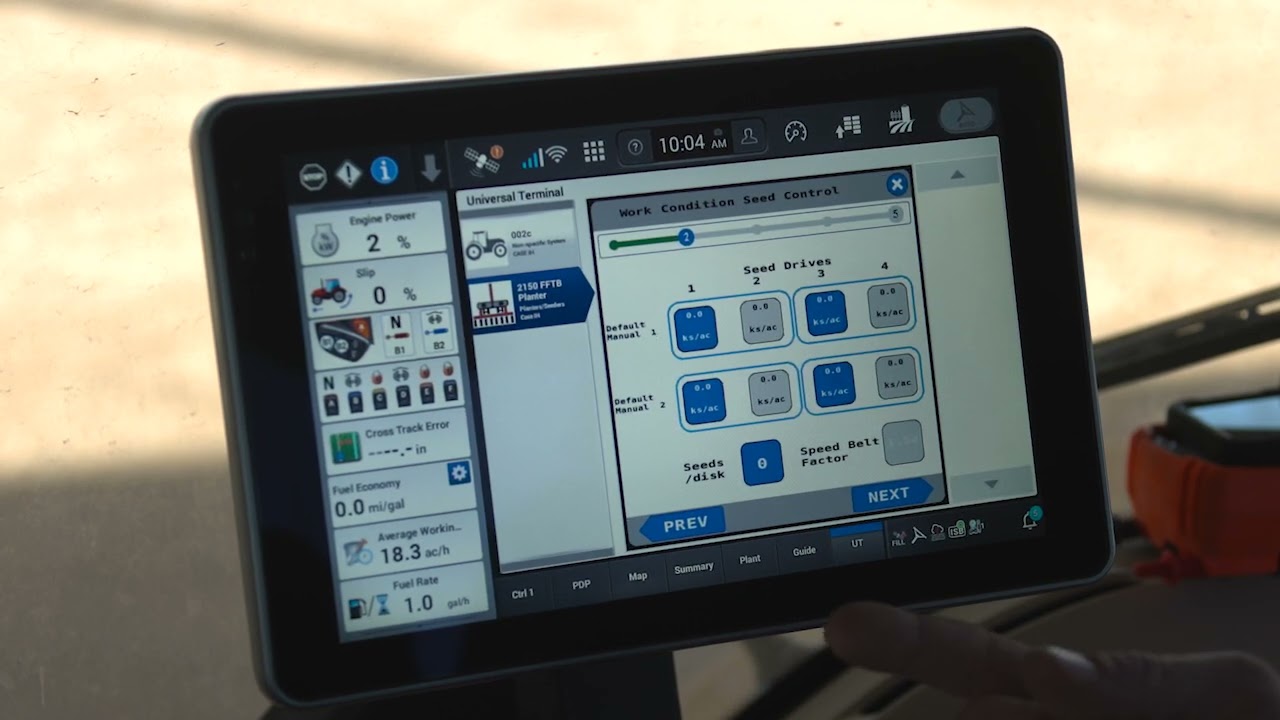 Pro 1200 Display 2000 Series Planter- Planter Pre Season Setup