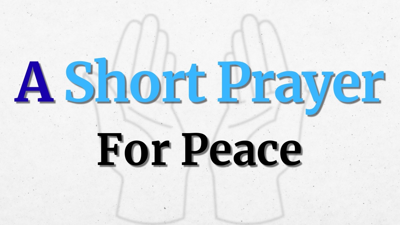 A Powerful Prayer For Inner Peace and Calm  Surrender Your Worries Into God's Hands Tonight