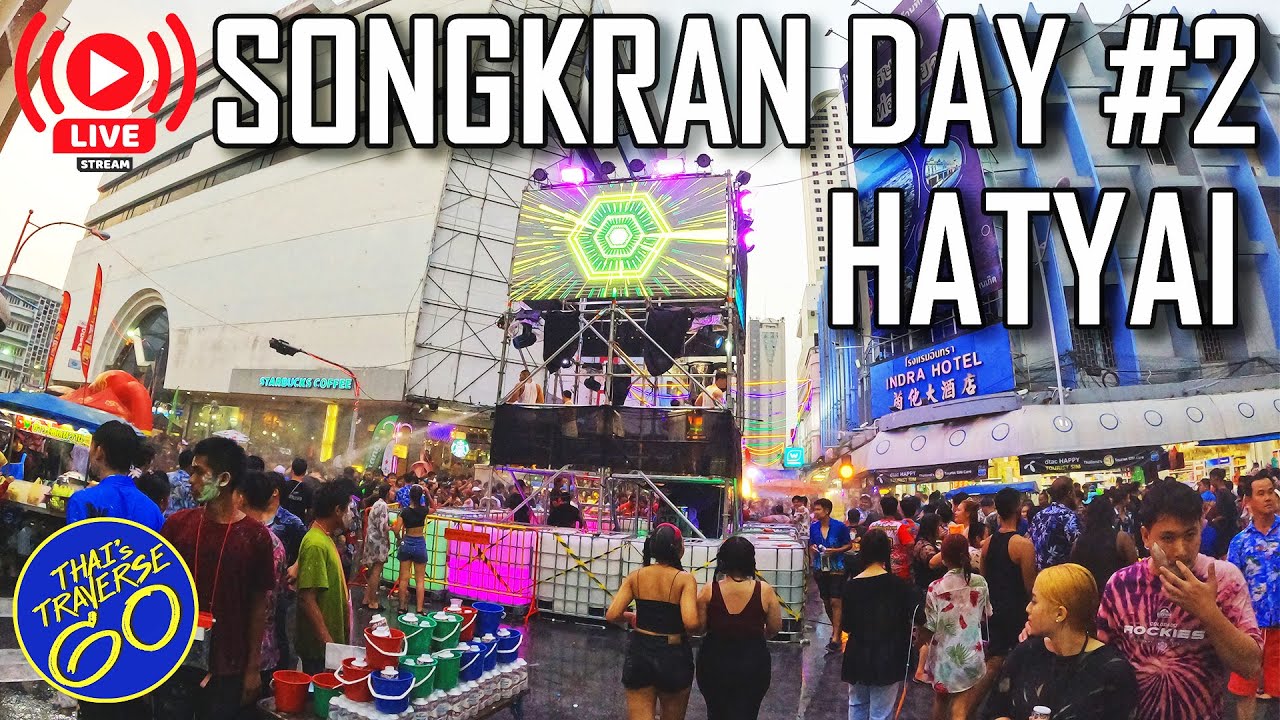 [LIVE] Hatyai Songkran day Part2 | 13.04.2023 | #Hatyai #Songkran #Thailand #Amazing#GoPro