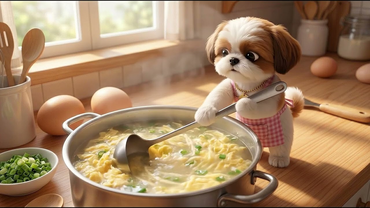 미니하고의 초간단 계란국 만들기 🍲 추운 날엔 뜨끈한 한 그릇