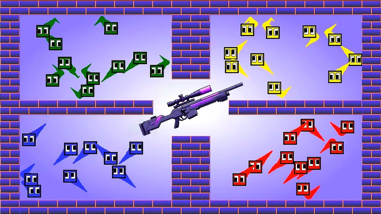 Epic 10v10 Rifle Battle – Only One Team Survives!
