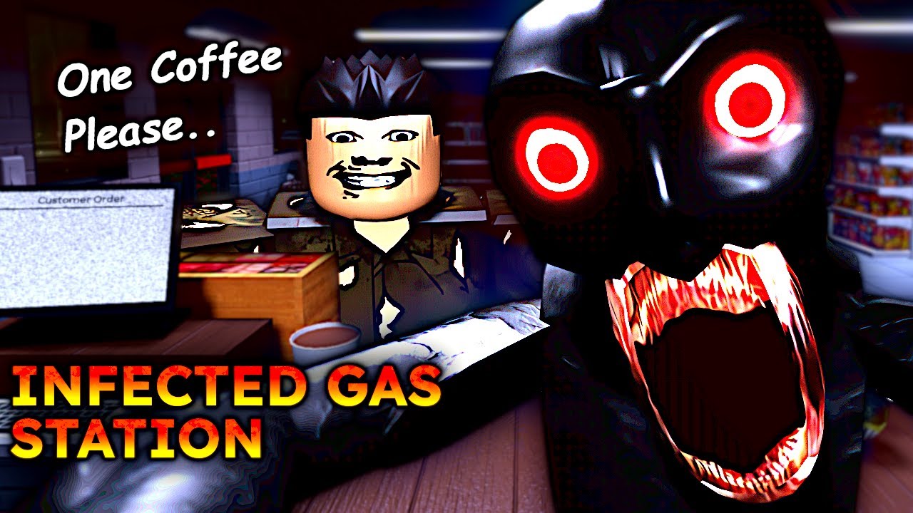ROBLOX - Infected Gas Station - ALL NIGHTS - [Full Walkthrough]