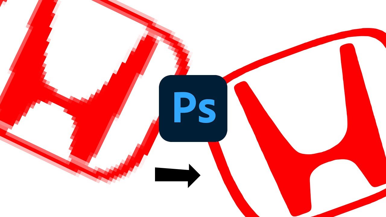 Convert Low-Res Logo/Graphic to High-Res in Photoshop