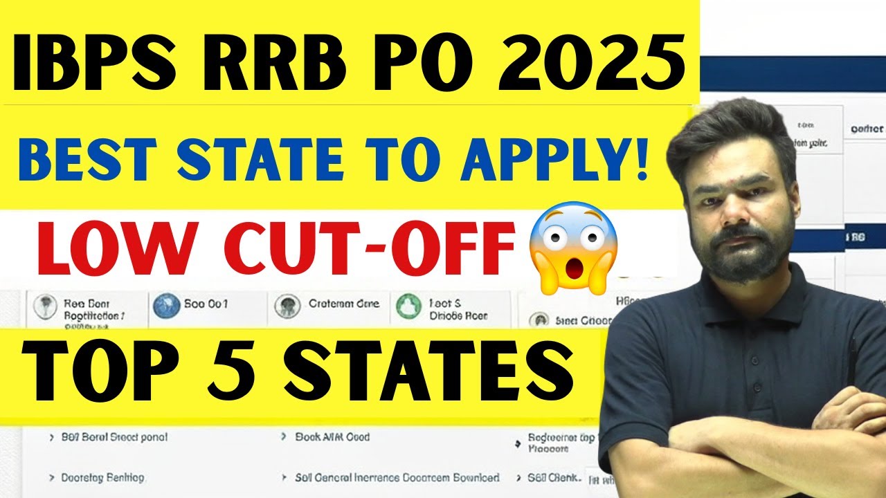 🔥 IBPS RRB PO 2025 | Best State to Apply | Cut Off Analysis & State-Wise Preference Guidance 🚀