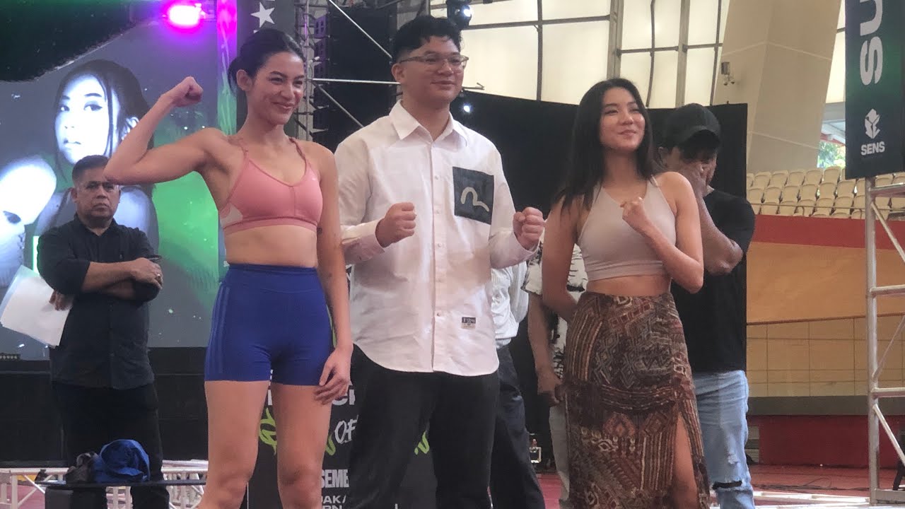 TIMBANG BADAN LANIA FIRA DAN RACHEL FLORENCIA