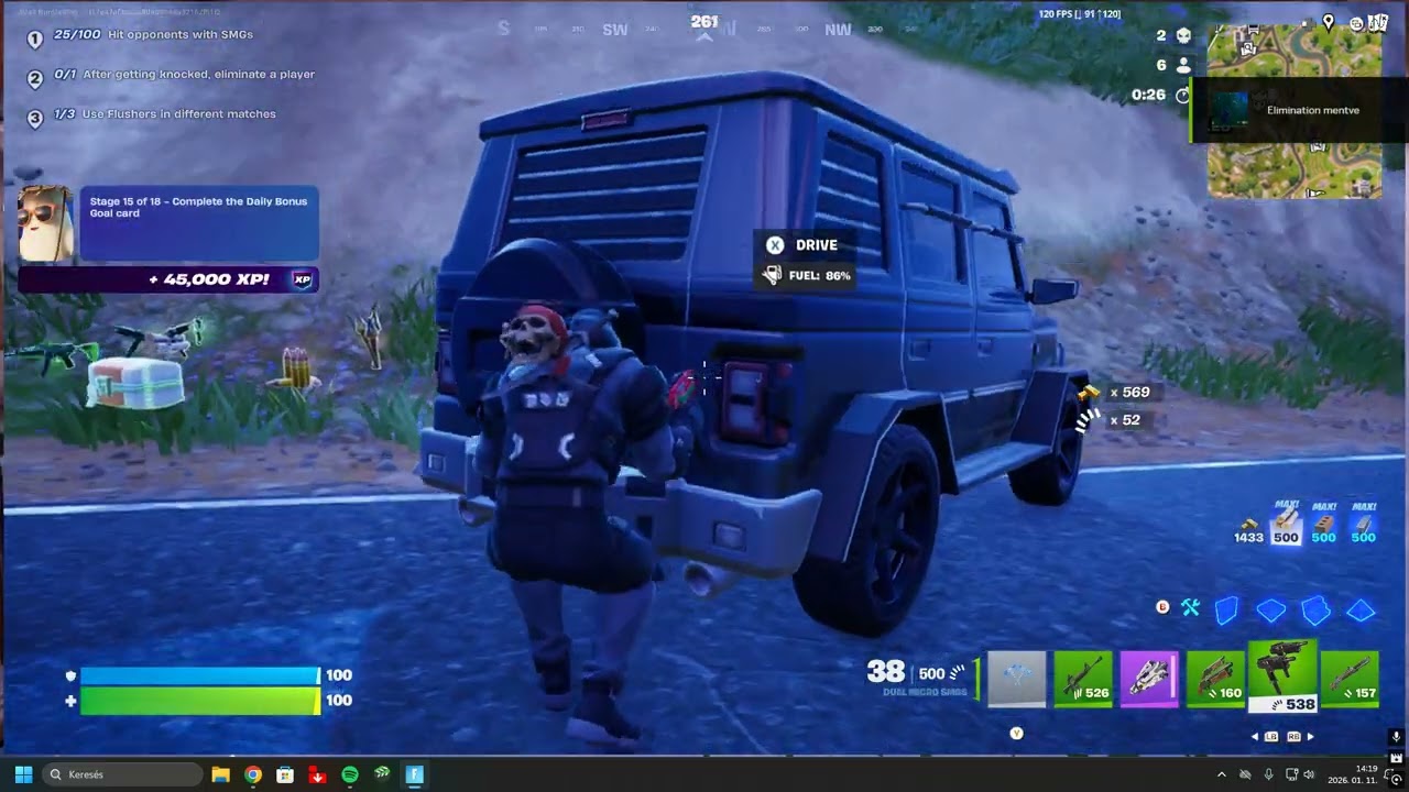Újabb fortnite battle royale meccs!