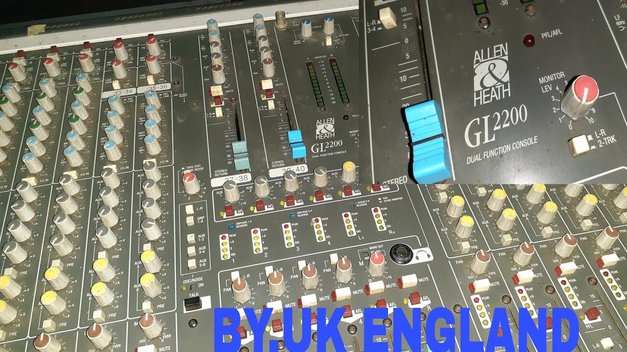 allen heat gl2200 mixer consolle HUM noise