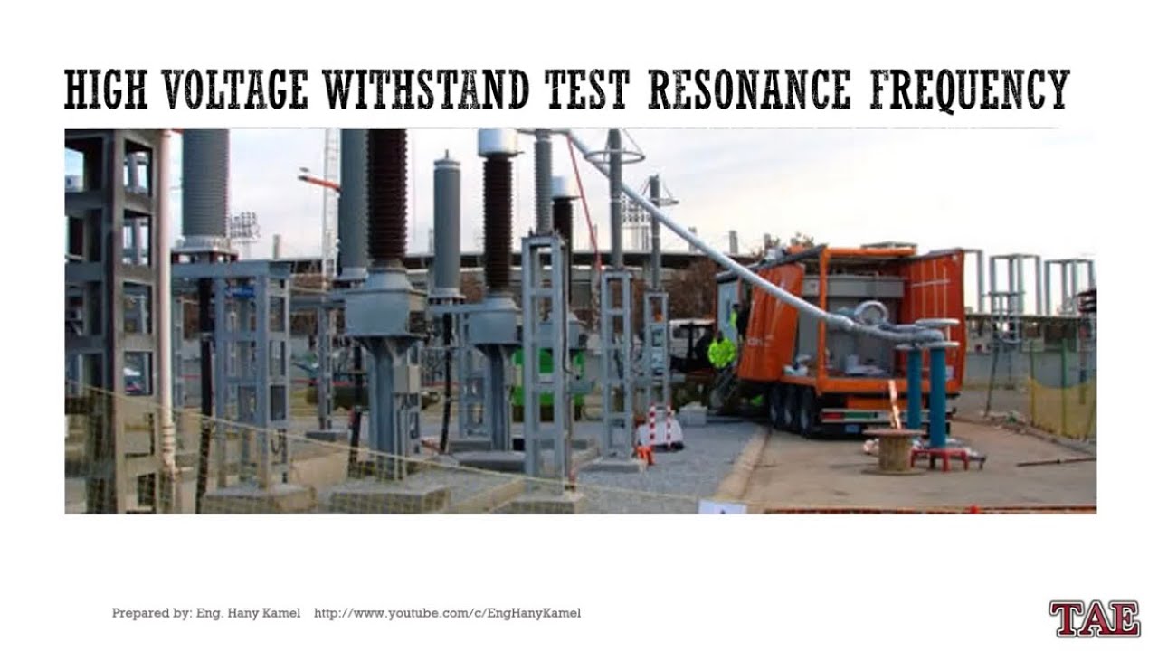 High Voltage Withstand Test Resonance Frequency اختبار الجهد العالى او الضغط العالى MATLAB SIMULINK