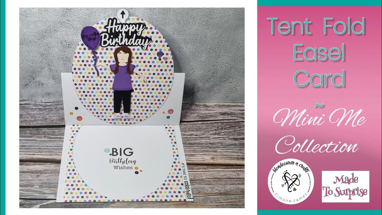 Mini Me Puppet | EASY WAY to stand an Easel card  | @CraftStashcoukTV  @MixedUpCraft