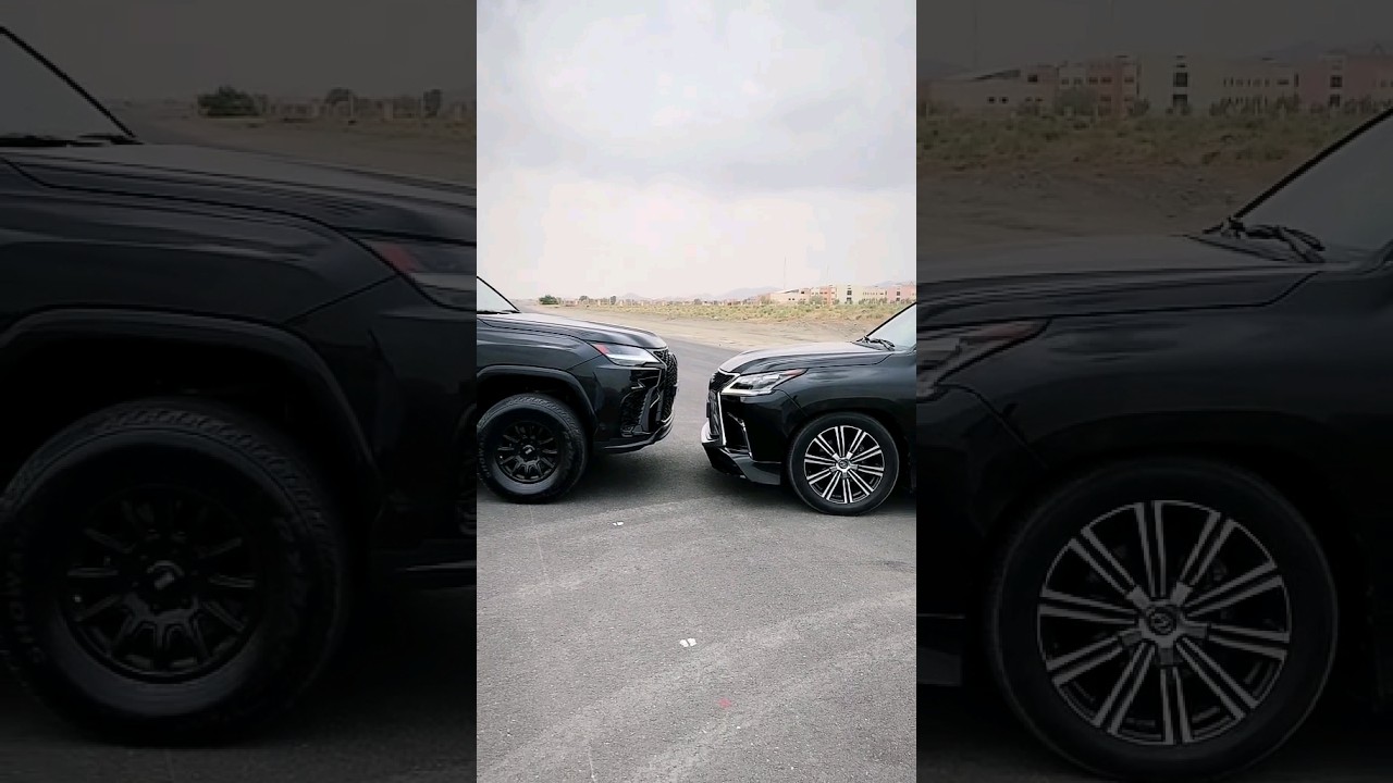 Lexus Lx600 vs Lx570 New models car black colour #ytviral #ytshorts