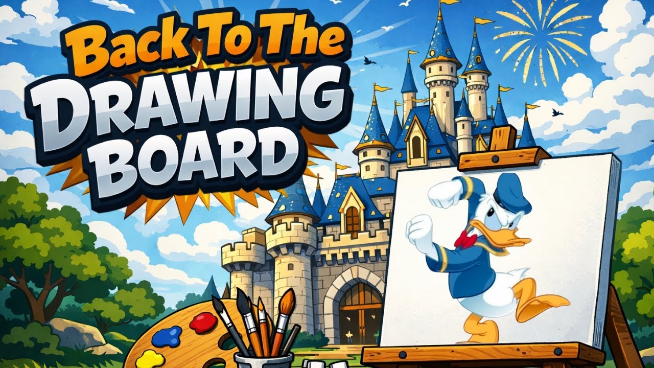 Back To The Drawing Board LIVE 🎨 | Drawing Donald Duck Step by Step | Disney Magic & Mayhem Art Str