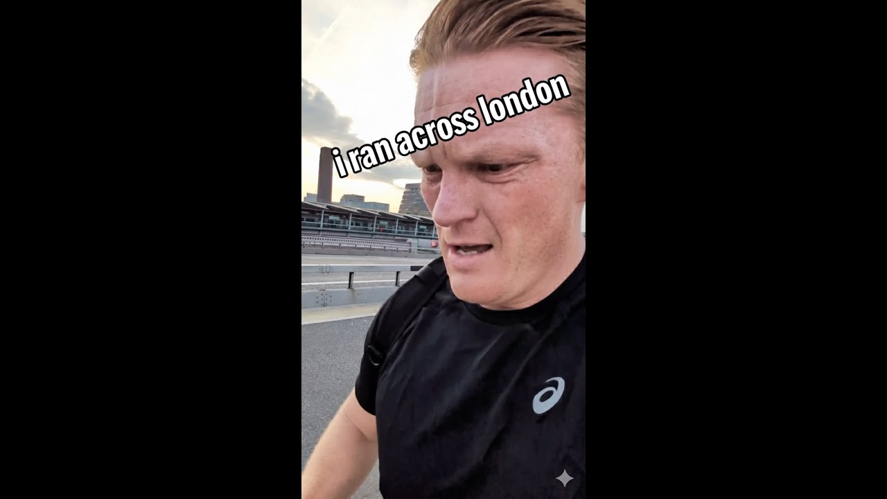 I ran a marathon across London on my own for charity
