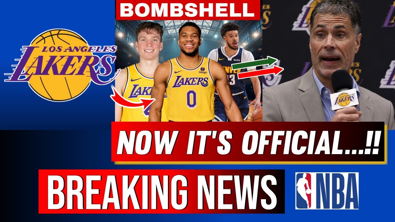 Lakers Breaking News: Giannis Trade Bombshell, Dalton Knecht Exit & New Lakers Target!