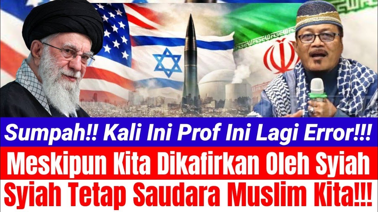 Sumpah!! Ini parah!! Prof Ahmad Zahro : Kita Dikafirkan Oleh Syiah Tapi Syiah Saudara Muslim kita!!