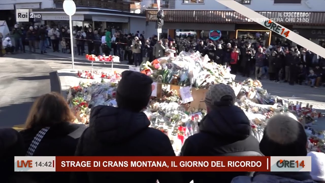Strage di Crans Montana: il giorno del ricordo - Ore 14 del 05/01/2026