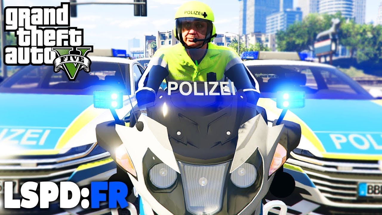 GTA 5 LSPD:FR - Motorradpolizei in Los Santos! - Deutsch - Polizei Mod #52 Grand Theft Auto V