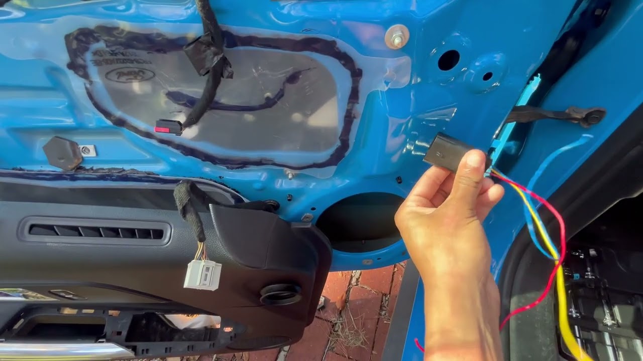 How To Remove Wiring Harness From 2015+ Mustang Mirror | Mustang Mirror Replacement