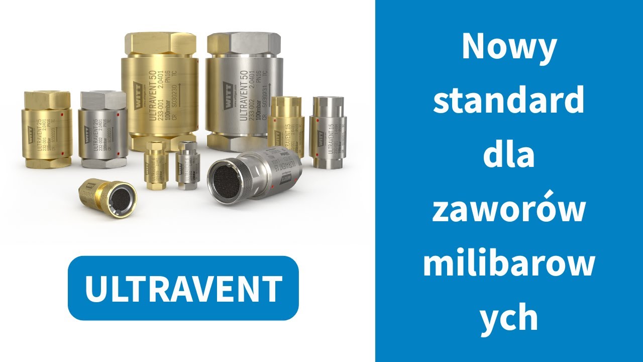 Zawory ULTRAVENT Millibar do gaz&oacute;w: precyzyjna kontrola ciśnienia od 5 do 500 mbar