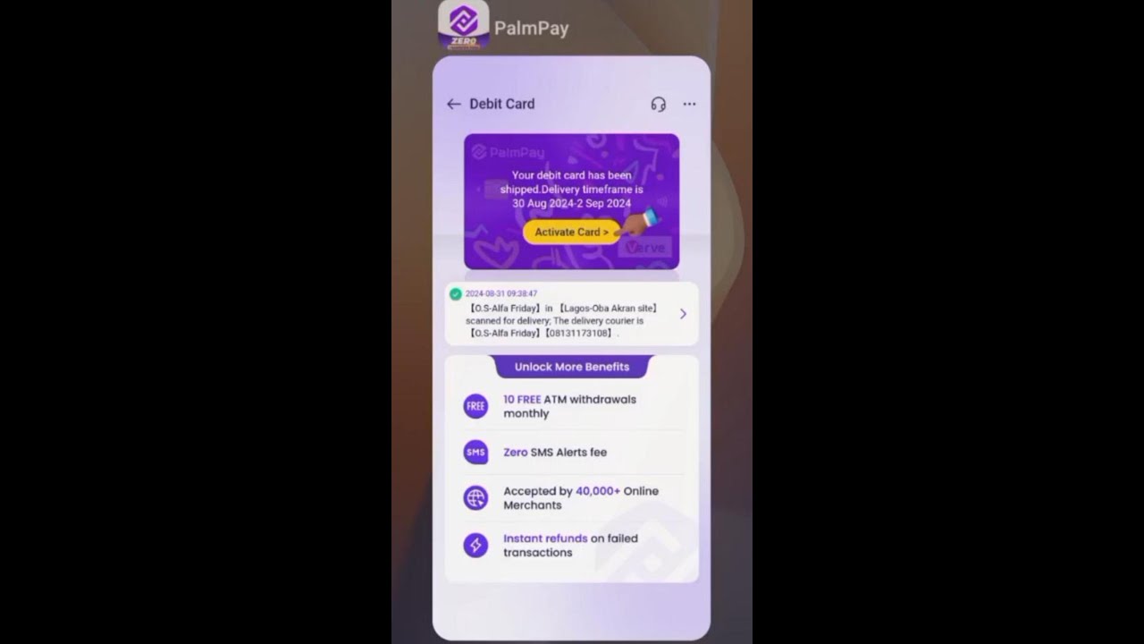 How to Easily Activate PalmPay Debit Card in Minutes! Step-by-Step Guide