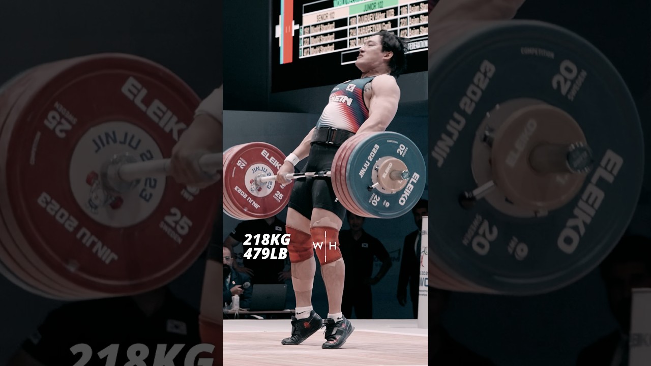 218kg for the lead! #weightlifting