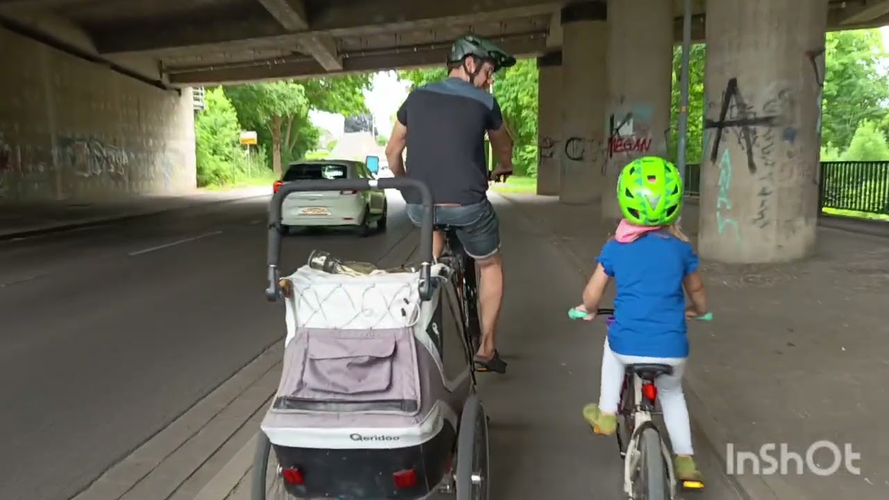 Fahrradfahrt von Kohlscheid nach Aachen West mit einer kleinen Tour über Westpark.Und dann nach Haus