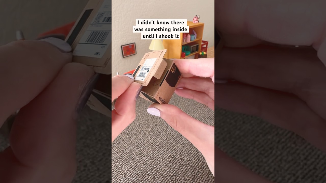 What&rsquo;s inside the Mini Brands UPS box?? This was truly a surprise to me! #miniature #asmr