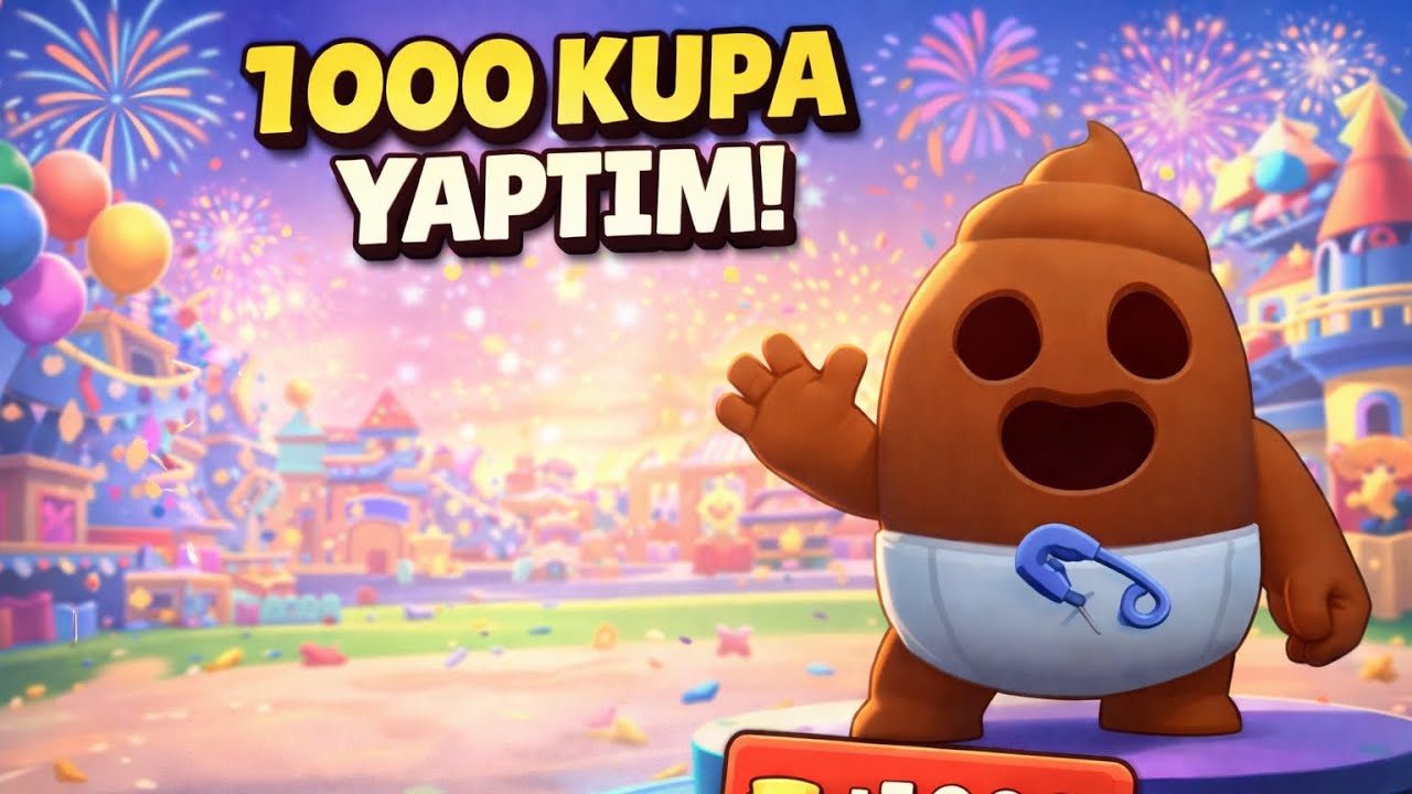  Spike,i 1000 KUPA YAPTIM! 😱🔥 | Brawl Stars
