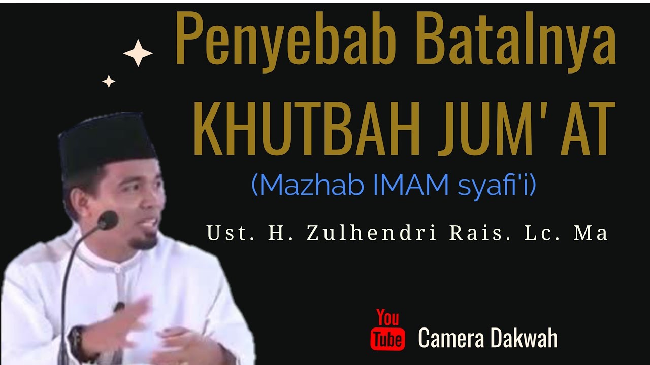 Khutbah Jum'at Batal  Karena ????