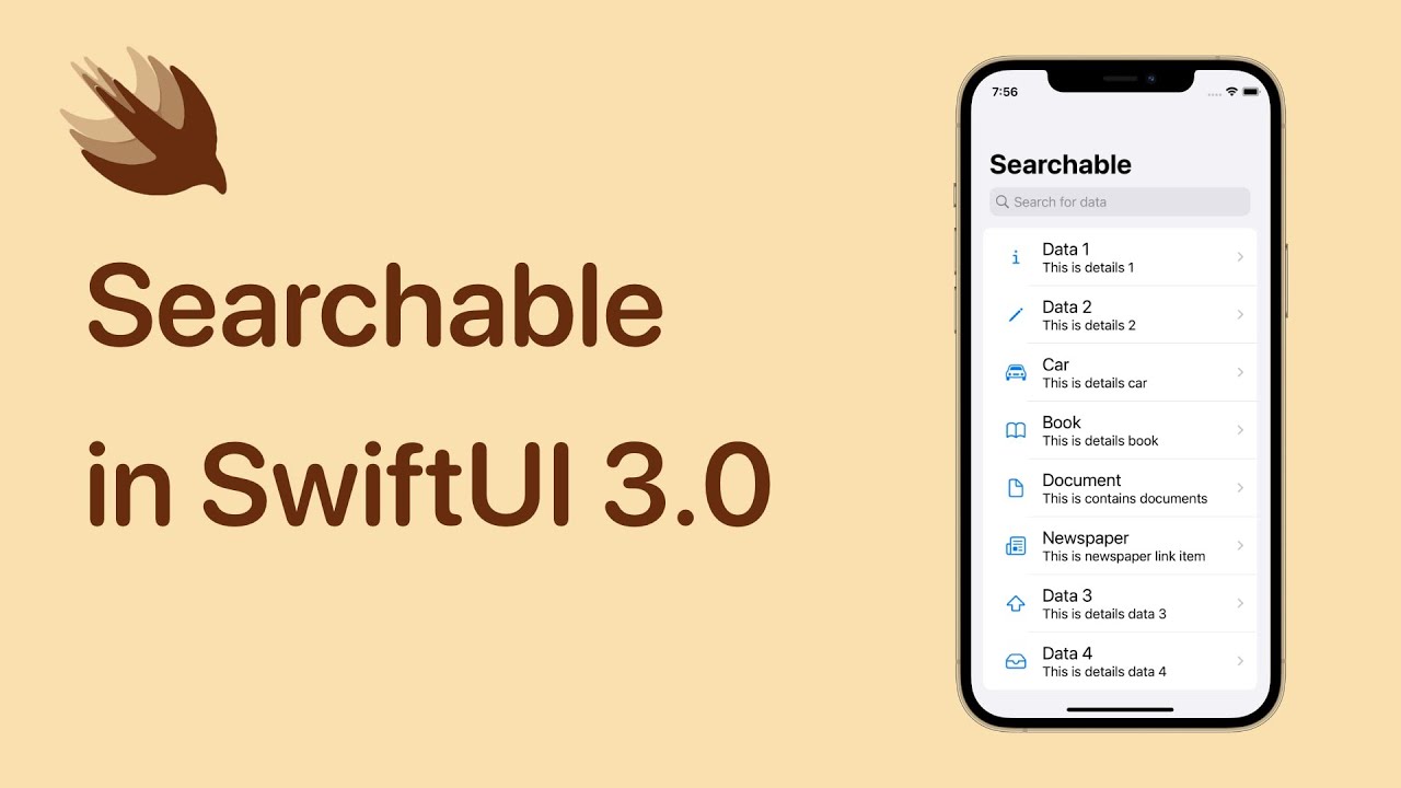 Create Unified Search Experience Using SwiftUI 3.0
