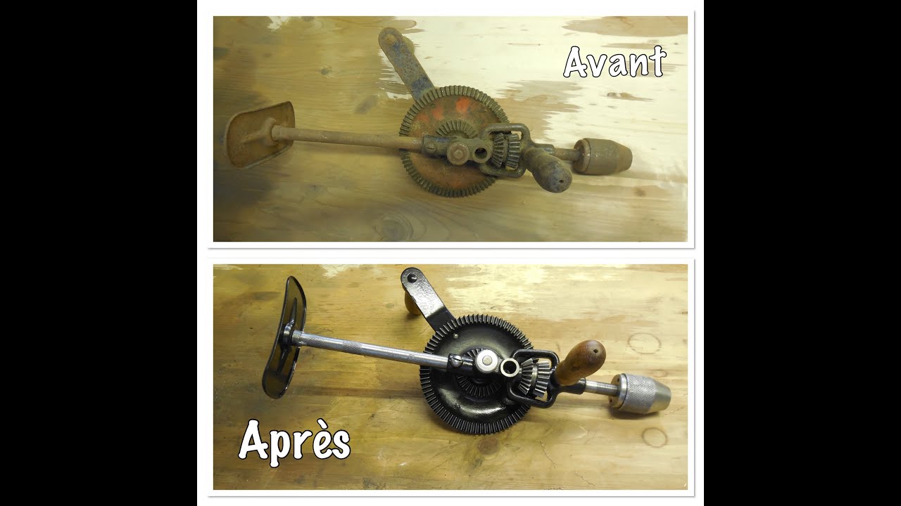 #2: Rénovation d'une chignole à manivelle / restoration drill