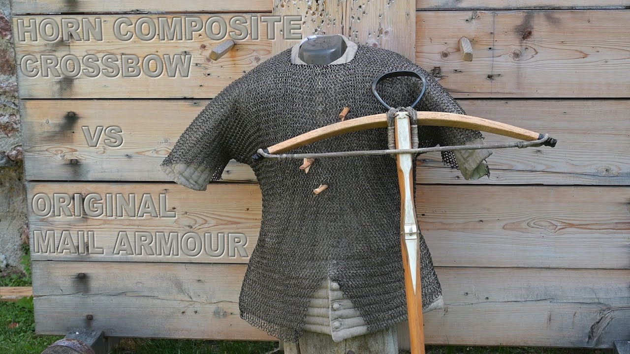 Medieval Composite Crossbow vs original mail armour