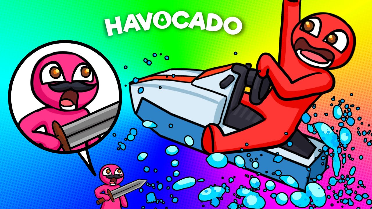 UCIEKAM PRZED PUZONIKIEM LATAJĄCYM SKUTEREM *FLEX* | HAVOCADO