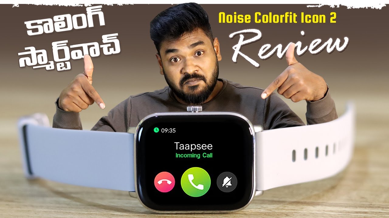 Noise ColorFit Icon 2 Bluetooth Calling Smartwatch Review in Telugu