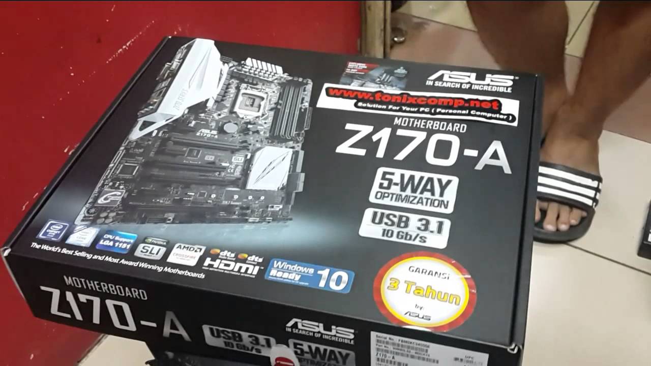 [ToniX Computer] Unboxing Asus Z170A