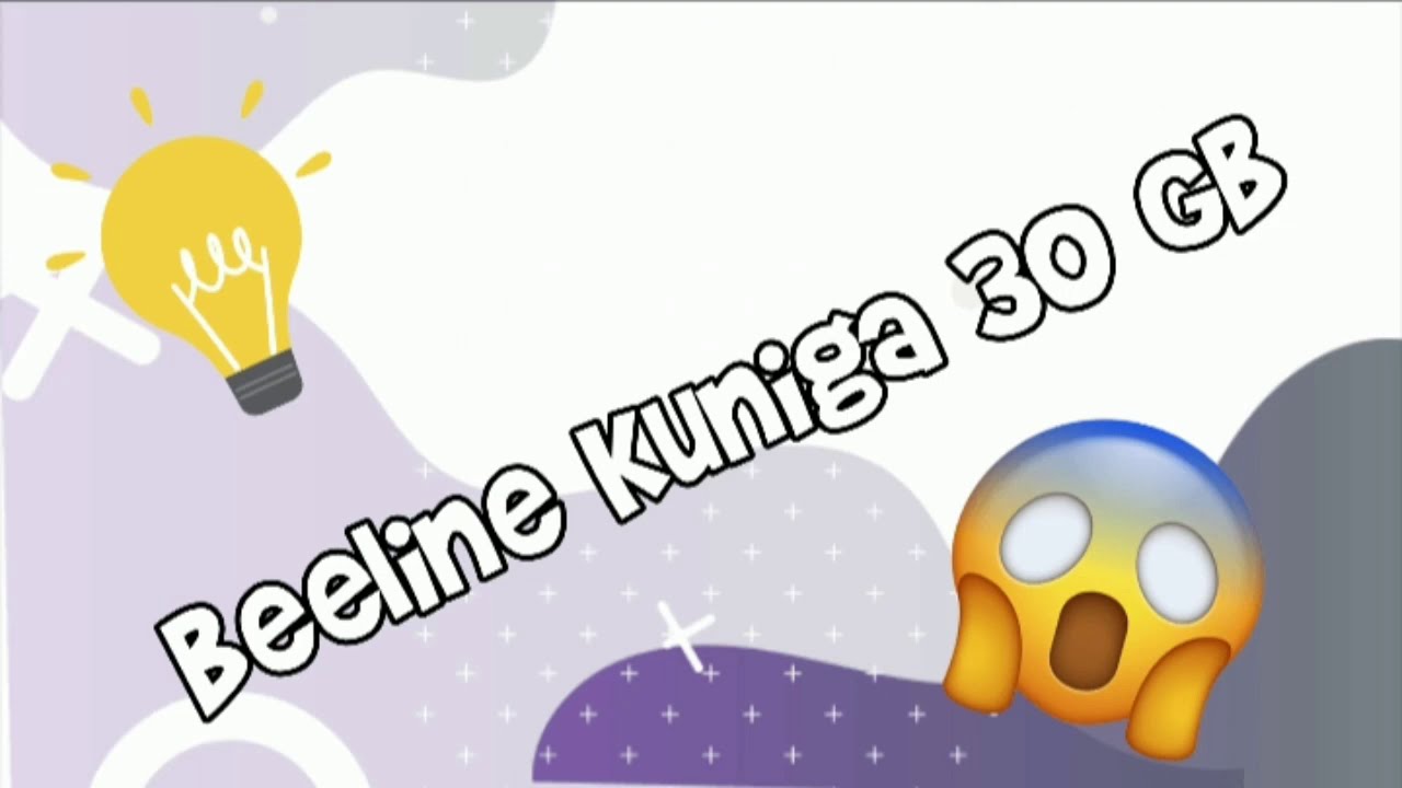Beeline Kuniga 30 Gb olish Tekinga