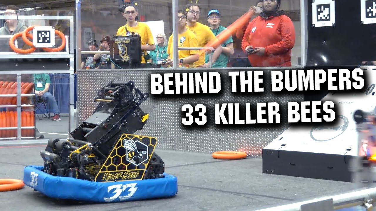 Behind the Bumpers | 33 Killer Bees | CRESCENDO FRC Robot