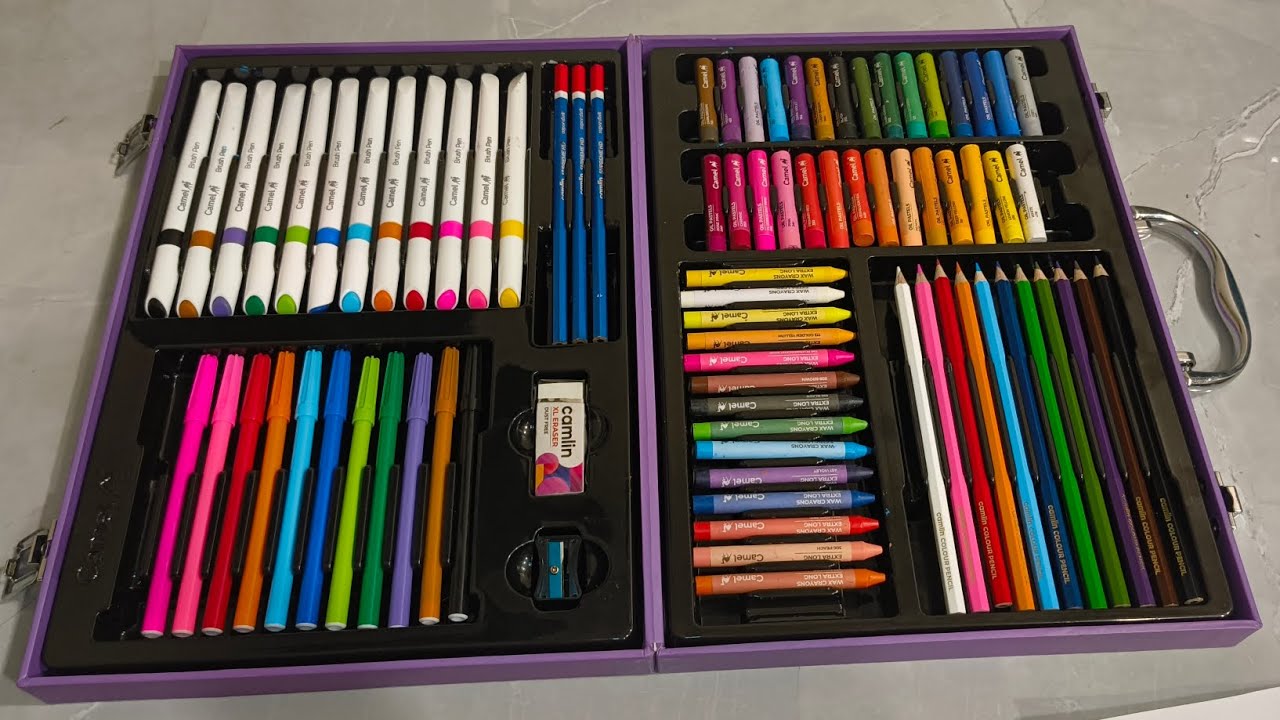 Unboxing my new suitcase of colours from CAMEL