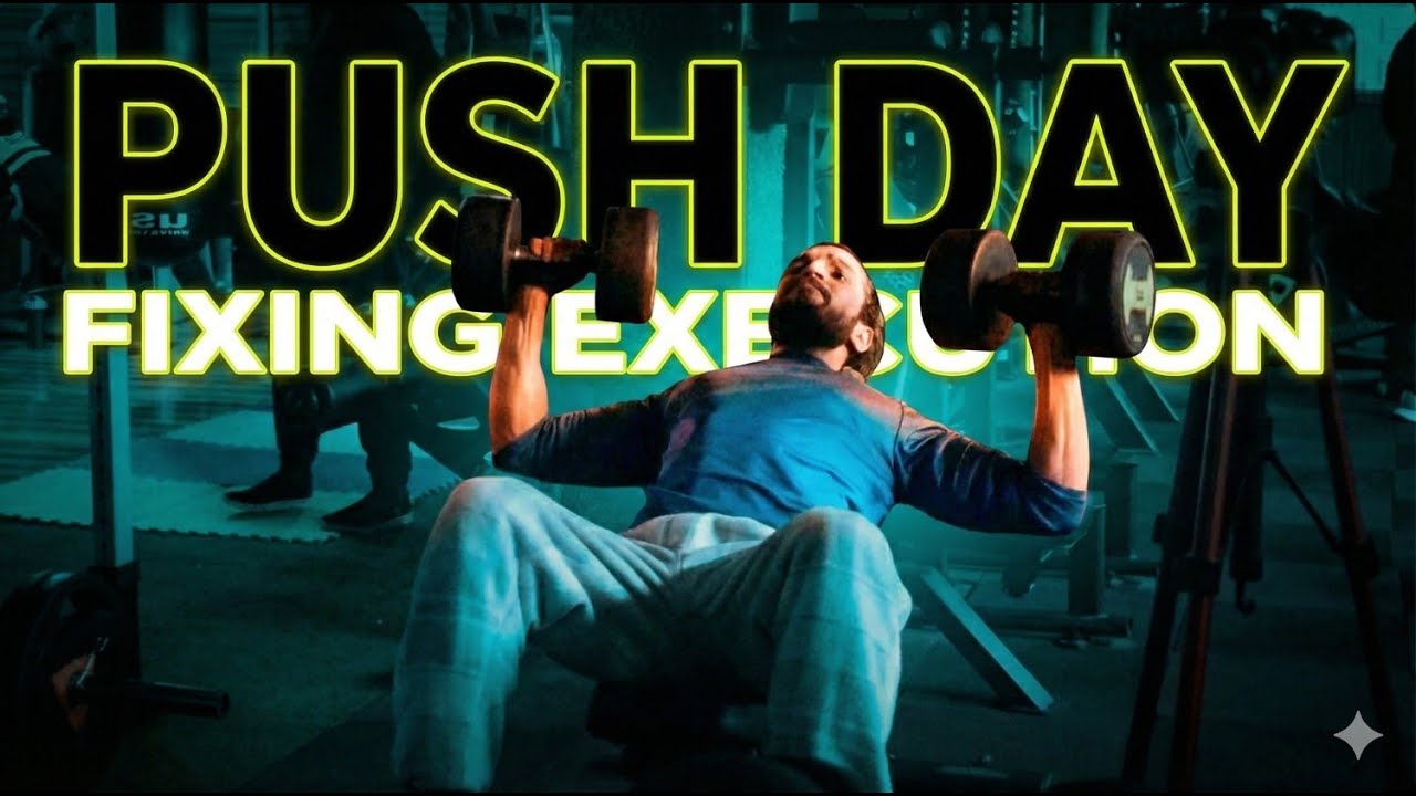 FIXING EXECUTION | Push Workout (Chest, Shoulders & Triceps) #fitspirit #motivation #gymworkout